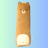 Frooneys Ignatius - Fat Huggey plushie knuffel kussen - Kawaii Plushie Bruine Beer Knuffelkussen - 70 cm