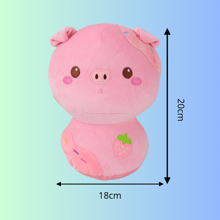 Frooneys Pibo - Kawaii Musheys plushie knuffel - Varken Plush - 20cm