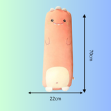Frooneys Rex - Fat Sleeper Huggey  knuffel kussen - Kawaii Plushie Dino Knuffelkussen - 70 cm