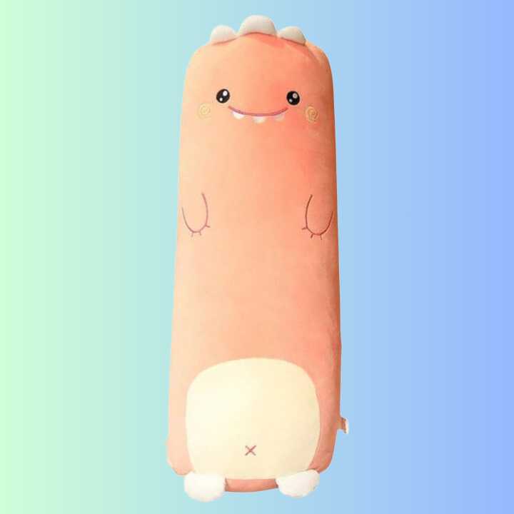 Frooneys Rex - Fat Sleeper Huggey  knuffel kussen - Kawaii Plushie Dino Knuffelkussen - 70 cm