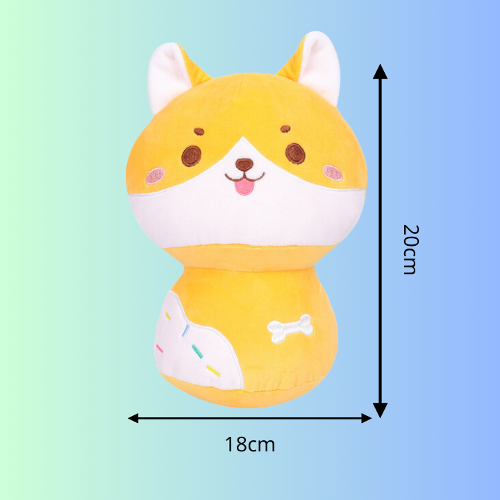Frooneys Timmi - Kawaii Musheys plushie knuffel - Hond Plush - 20cm